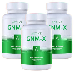 ACTIVZ GNM-X – Nrf2 Activator for Genetic Cellular Defense and Well-Being 3Pack