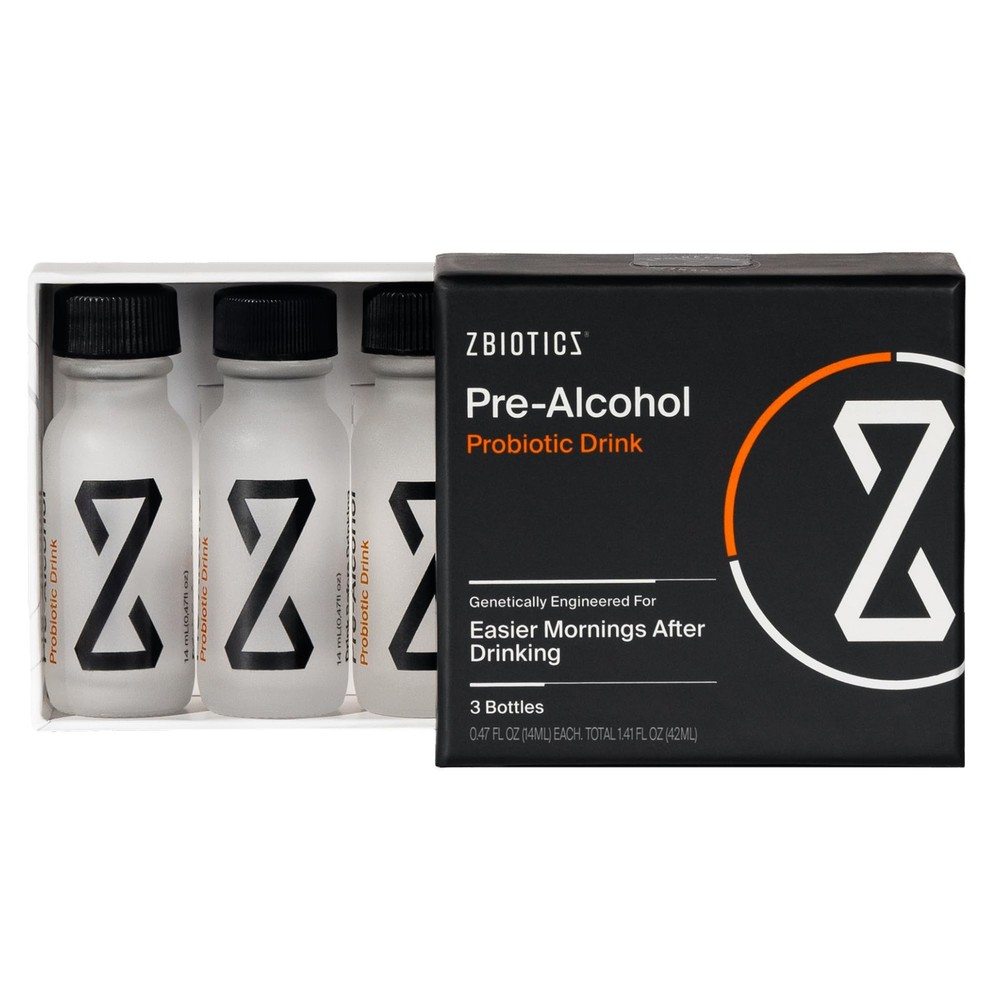 ZBiotics — Feel Better After Drinking, Wake Up Refreshed, ScienceBacked, Pate…