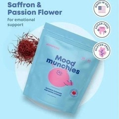 NEW 3PCS JoySpring Mood Munchies | Saffron Gummies for Mood & Focus Support