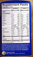 BAUSCH + LOMB PRESERVISION AREDS 3 EYE VITAMIN TRIPLE ACTION 90 X2 180 SOFT GELS