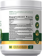 Organic Greens Powder | 17.6 oz | Digestive Enzymes + Prebiotic | by Carlyle