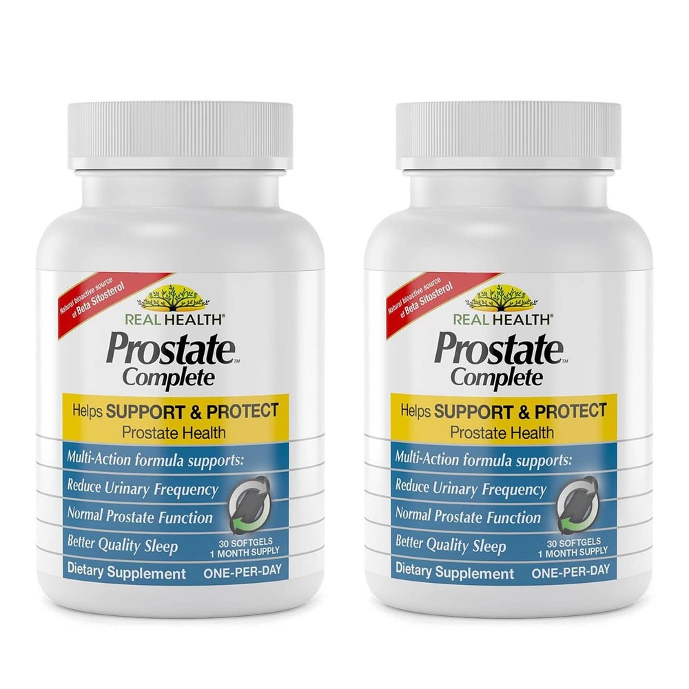 Real Health Prostate Complete Prostate Health Supplements for Men, Saw Palme…