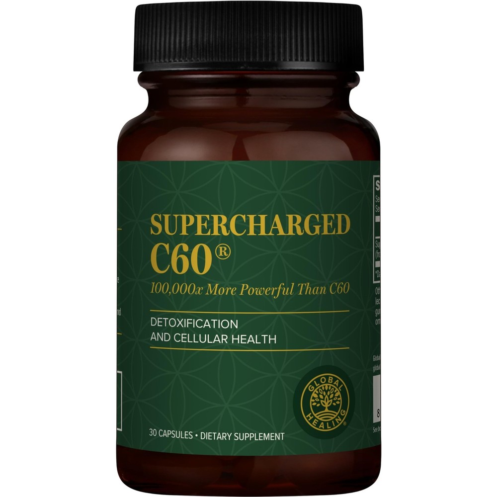 Global Healing Center Supercharged C60 MicroActivated Carbon Fullerene w/Org…