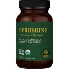 Global Healing Center Organic Berberine Berberina with Ceylon Cinnamon & Bla…