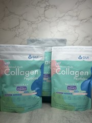 GUI Multi Collagen Peptides Unflavored Powder 1 lb 3pk Exp 07/2027