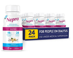 Nepro Nutrition Shake for People on Dialysis, 19g Protein, 420 Calories, Vanilla