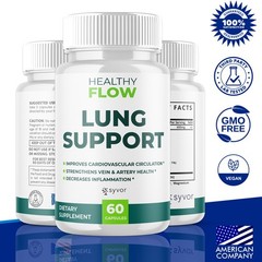 1-5 Bottel Healthy Flow Lung Support Formula – 60 Capsules/bottel