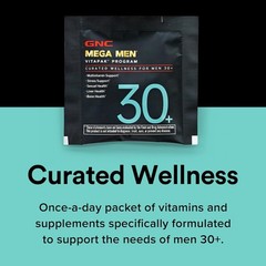 GNC Men’s and Women’s 30+ Daily Vitapak Bundle (2 Items): Women’s 30+ Vitapak (3