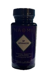 NAOMI BP Advanced Blood Pressure Support 60ct w/Olive Leaf & Vit K2 Sealed