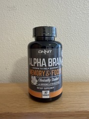 Onnit Labs Alpha Brain Memory & Focus Dietary Supplements 90 Capsules Sealed