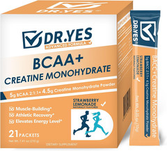DR.YES Creatine Monohydrate Powder 4500Mg, Boost Strength, Muscle Recovery & ATP
