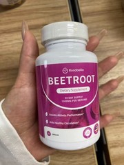 3PCS Rosabella OrganicBeet Root 60 Capsules Natural Energy Boost Blood Pressure+