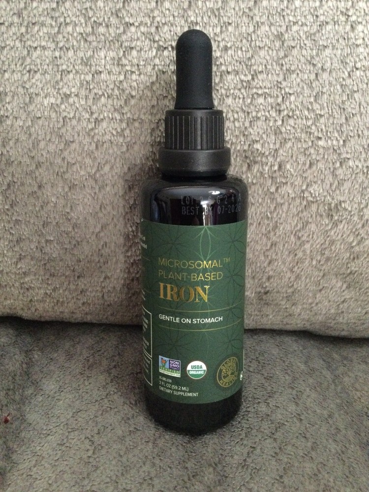 New Global Healing Center Microsomal Plant-Based Iron – 2 Fl Oz Best By 07/2026