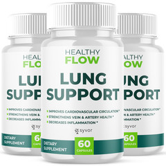 1-5 Bottel Healthy Flow Lung Support Formula – 60 Capsules/bottel