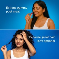 Be Body.wise Biotin Hair Gummies 60 Strawberry Gummies