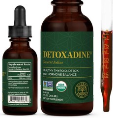 Global Healing Detoxadine, Organic Nascent Iodine Supplement For Thyroid Support