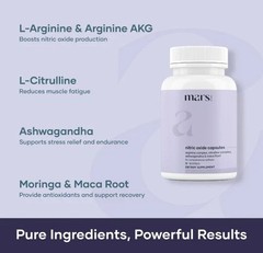 Mars Nitric Oxide Boost Support Capsules 60ct FS, Pack of 5.