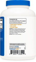 Nutricost Potassium (99 mg) Magnesium (210 mg) Citrates, 240 Capsules