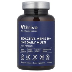 2 X Vthrive, Bioactive Men’s 50+ One Daily Multi, 30 Vegetable Capsul-worldwide