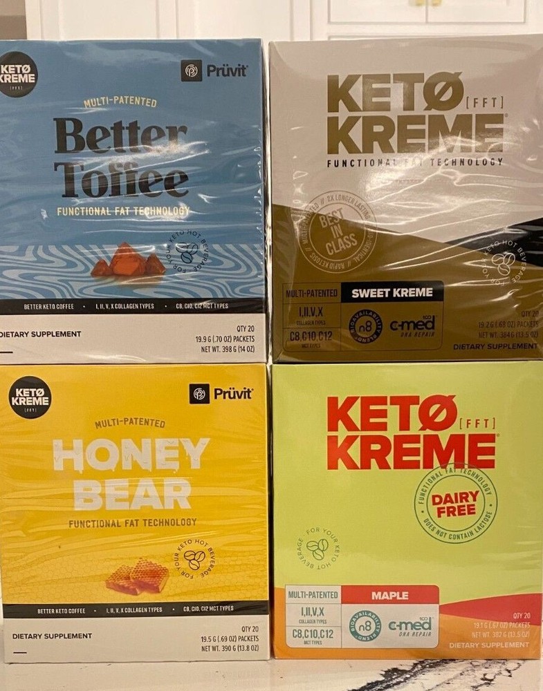 ???? Pruvit Keto Coffee Kreme Ketones 3, 5, 7, 10, 20 pk YOU PICK Exp. 2025
