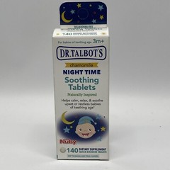 Dr. Talbot’s Night Time Chamomile Soothing Tablets Quick Dissolve 140 Count 5/26