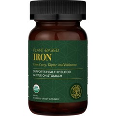 Global Healing Center Iron Supplement for Women and Men Blood Builder Liquid…