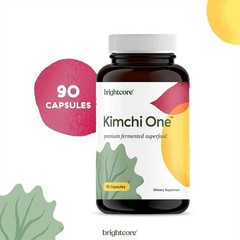 Brightcore Nutrition Kimchi One Kimchi Powder 90 Capsules Probiotics Enzymes US