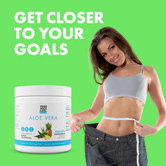 Yes You Can! Aloe Vera Juice Drink Mix from Plant – Energy Drink Powder – Organi