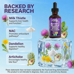 All-In-One Liver Support Supplement with Milk Thistle & N-Acetyl Cysteine Drops
