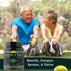 MRE – Organic Greens Superfoods – Easy Total Nutrition Drink Mix – iwalu FORTIFI