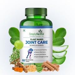 S.imply Herbal Plant Joint Care Support Tablets 60 Count