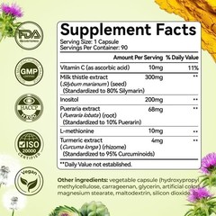 Oxyenergy Milk Thistle Liver Detox & Colon Cleanse,Natural Liver Health Support