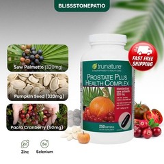 Genuine Trunature Prostate Plus Health Complex – 250 Softgels | Authentic