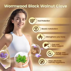 Wormwood, black walnut and cloves soft gel capsules – herbal immune support sup