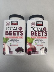 Force Factor Total Beets Chews for Healthy Blood Pressure 180 Soft Chews. NEW