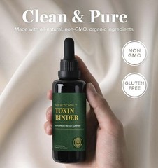 Global Healing Center MicroSomal Toxin Binder Detox Support 2 fl oz Liquid