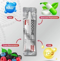 ZOONE NAD+ 1000mg 30 pack Boosters Health And Wellness Multivitamin