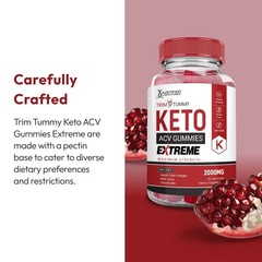 Justified Laboratories Trim Tummy Keto Acv Gummies Extreme 2000 Mg – 60 Count