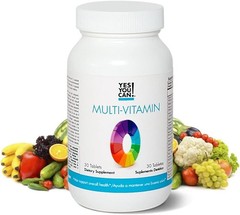 Yes You Can! Daily Multivitamins for Men and Women-Helps Assist Overall Health&W