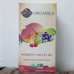 Garden of Life Women’s Multi 40+ Multivitamin 120 Vegan Tablets Organic, Non-GMO
