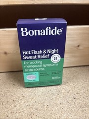 Bonafide Hot Flash and Night Sweats Relief Tablets 14-Day Supply – 28ct EXP 2027