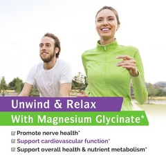 Magnesium Glycinate 500mg High Absorption Elemental Magnesium 60 Vegan Capsules