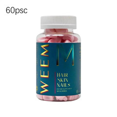 WEEM Hair Skin and Nails Gummies, Vegan biotin Vitamins, Healthy Hair- Pack of 3