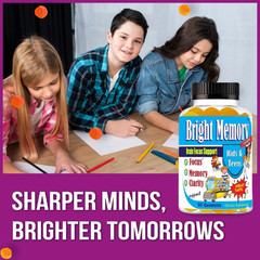 Brain Booster Supplement For Kids Teens,Support Memory,Focus,Calm,Mood -13/12/25