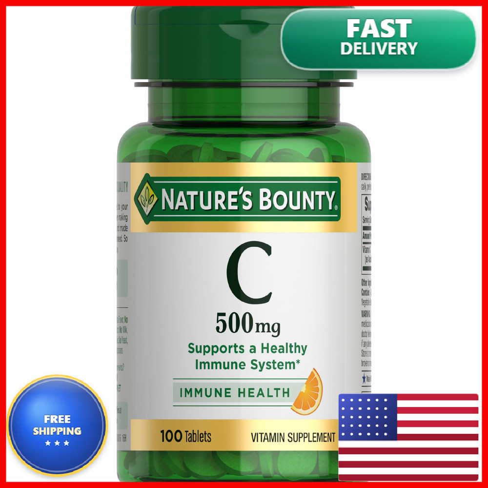 Nature’S Bounty Natures Bounty Vitamin C Tablets Vitamin Supplement Supports A