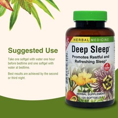 Herbs Etc. Deep Sleep Soft Gels – 120 Count (Pack of 1)