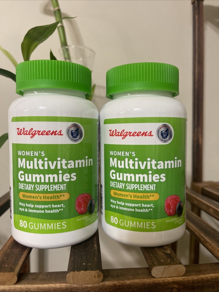 Walgreens Women’s Multivitamin Gummies 80 Ct Each Exp 05/2026 Lot of 2
