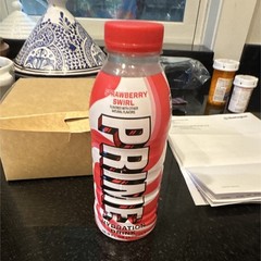 Prime Hydration Drink – Strawberry Swirl Electrolytes Liquid, Coconut Water