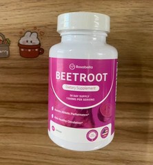 3PCS Rosabella Organic Beet Root 60 Capsules Natural Energy Boost Blood Pressure