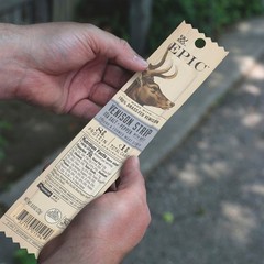 Snack Strips, Venison Beef Sea Salt Pepper, Keto and Paleo Friendly, 0.8 oz, …